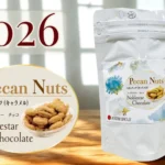 「ノーブルスターチョコ ペカンナッツ(キャラメル)」2026の商品画像。 【冬のティータイムに、ささやかな彩りを】 忙しい日々の合間に、ほっと心がほどけるひとときをイメージした画像です。